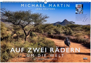 Motorradkalender mit Dauerkalendarium